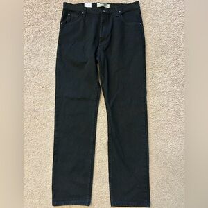 Wrangler Men's Black Jeans Denim Pants size 38 x 34